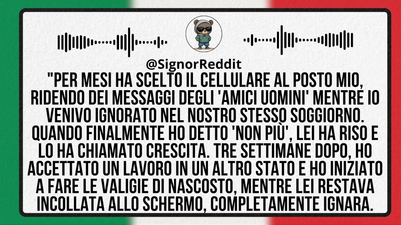 La mia ragazza ha scelto il telefono invece di me — poi sono sparito senza preavviso...