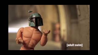 Boba Fett DANCING in Jabba the Hutt's palace  robot chicken star wars