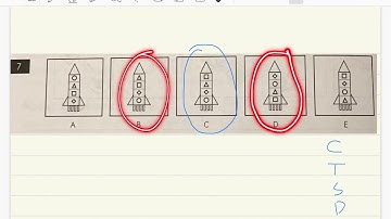 KS 2 Mathematics: Nonverbal reasoning - odd-one-out - Rockets