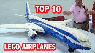 Top 10 Epic LEGO Airplanes! -