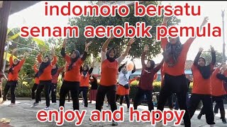 senam aerobik pemula//enjoy and happy// indomoro bersatu