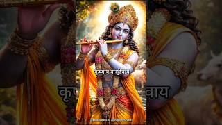 Powerful Krishna Mantra🛢️- 🕉️ KRISHNAYA VASUDEVAYA #krishna #chanting #meditation #music