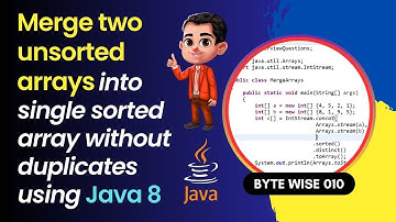 How to Merge two arrays into single array without duplicate in Java 8?