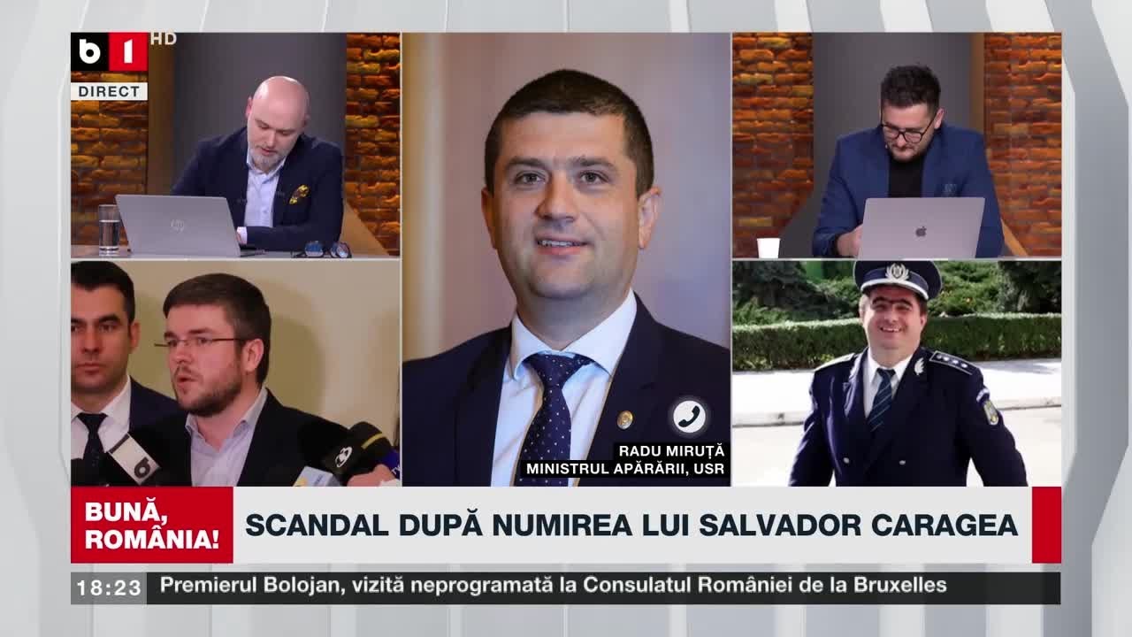 BUNĂ, ROMÂNIA!SCANDAL DUPĂ NUMIREA LUI SALVADOR CARAGEA/AV.POPORULUI SUSȚINUT DE USR,NU ȘI DE PSD.P1