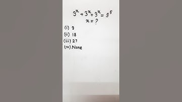 A Nice Exponential Math | Can you solve this ? #shorts#vira#olympiadmath#mathstricks