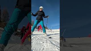 ⛷️ Over the camera #skiing