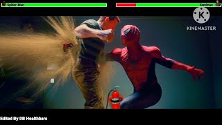Spider-Man vs. Sandman (First Fight) with healthbars