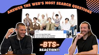 REACTION BTS-Answer the Web's Most Searched Questions by WIRED