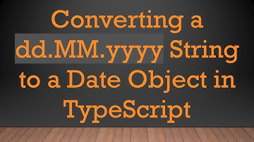 Converting a dd.MM.yyyy String to a Date Object in TypeScript