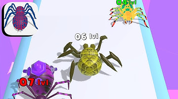 Spider Evolution Run ​- All Levels Gameplay Android,ios (Part 2)