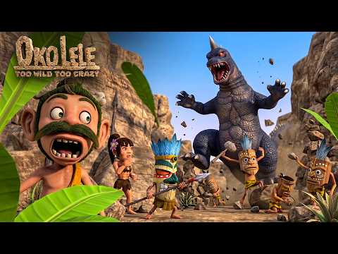 أوكو وليلي يتعرضان لهجوم من غودزيلا والسكان الأصليين 😱🦖 مغامرات مرعبة أوكوليلي