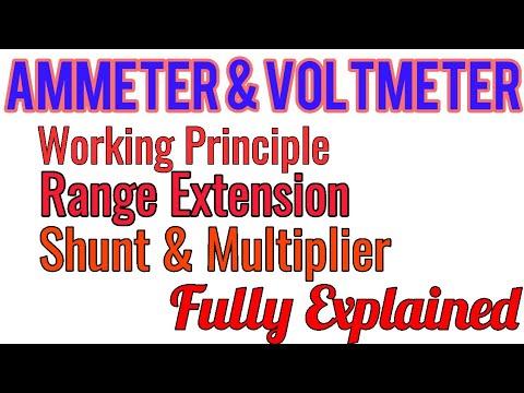 Video: Wat wordt gebruikt om een ampèremeter verschillende bereiken te laten meten?