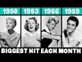 Capture de la vidéo Most Popular Song Each Month In The 50S