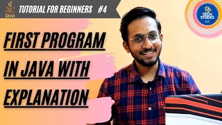 First Java Program Hello World With Explanation Class Method Syntax FB Tech Studio