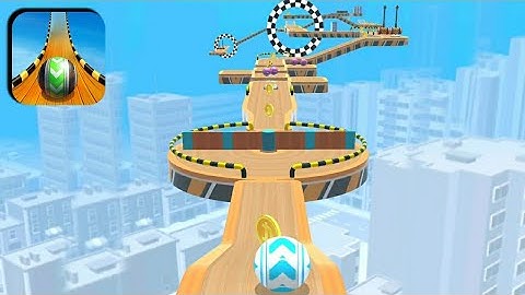 New Sky Rolling balls  MAX LEVEL - Gameplay - Part 10 ( Android & IOS GamePlays )