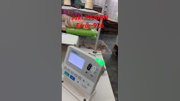 Juki 1900BN error 926 #juki #error926