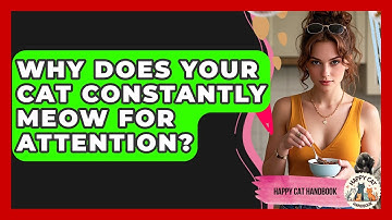 Why Does Your Cat Constantly Meow For Attention? - Happy Cat Handbook
