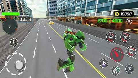 Army Bus Robot transform game#01