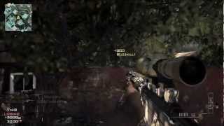 MW3 - MSR Across Map 360 No Scope on Village