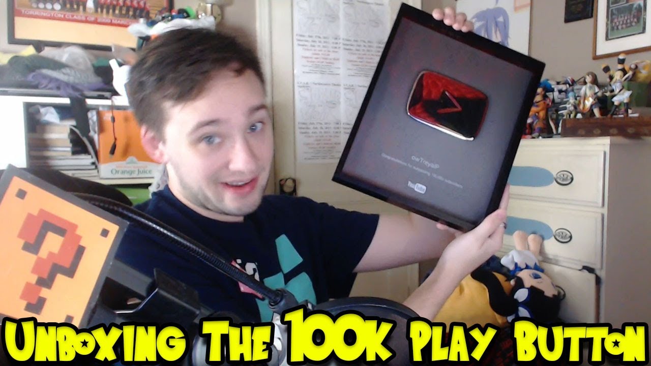 UNBOXING THE 100K PLAY BUTTON! YOU GUYS DID THIS! - YouTube