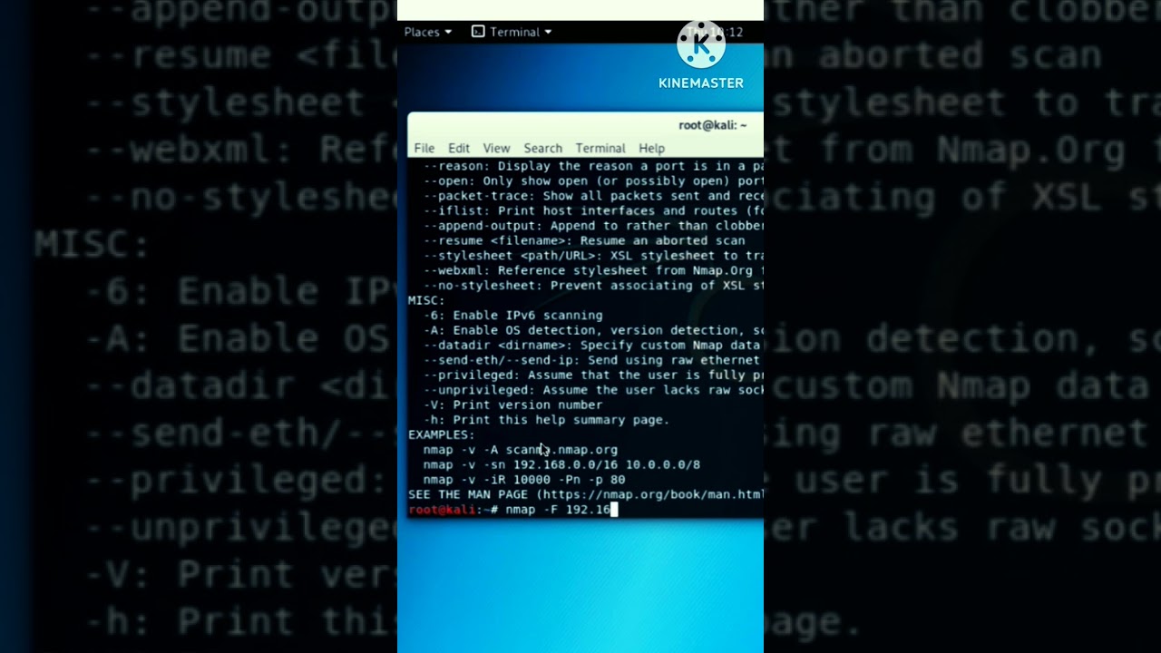 How to scan(fast) most common ports Nmap ? || Kali Linux ||Nmap || Aadhunik kida