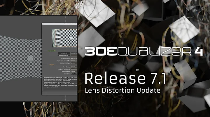 3DEqualizer4 [featurette] - Release 7.1, Lens Distortion Update