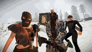 Суровые зимние Растеры! Выживание в Раст Rust