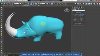 Poly , Vẽ Tê Giác Có 6 cách phân tích lưới khối, Đa giác poly, Soft Selection, Học 3D nâng cao screenshot 5