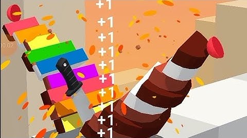 Diy Hamster Maze colorful ball || Slice It All || Very satisfying and relaxing ASMR slicing game