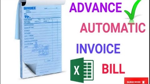 Invoice Bill In Excel। fully Automated GST Invoice। @technojeevan