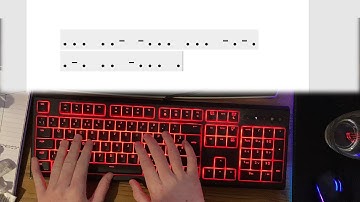 The Morse Code Keyboard