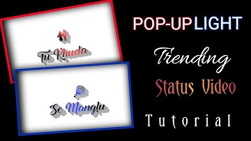 🔥How To Make Pop-up Light Text Lyrics Video Editing | Viral Reels Lyrics Editing #10|Mj Editing 0.2