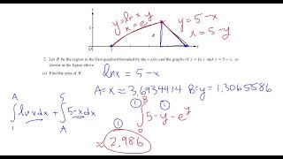 2012 AP Calculus AB FRQ #2 - Area and Volume