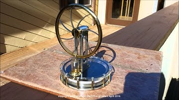 Ultra Low Temperature Stirling Cycle Engine by Carl Aero