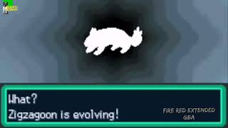 What? Galarian Zigzagoon evolve into Linoone ##Pokemon fire red extended GBA