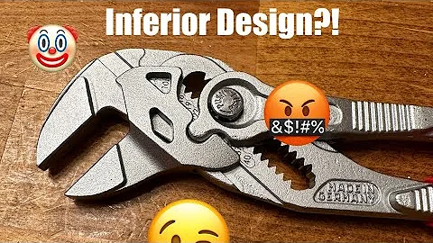 Adjustable wrench vs Knipex pliers wrench