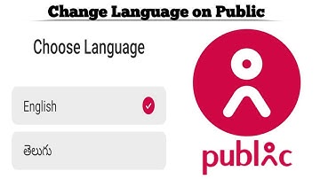 How to Change Language on Public app | Language Settings on Public | Techno Logic
