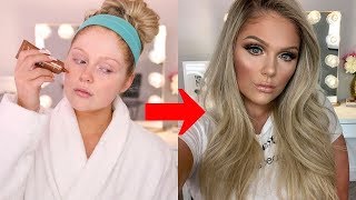 1 HOUR GLAM TRANSFORMATION USING ONLY DRUGSTORE MAKEUP