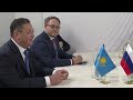С.Лавров и М.Нуртлеу "на полях" СМИД ОБСЕ, Скопье, 30 ноября 2023 года