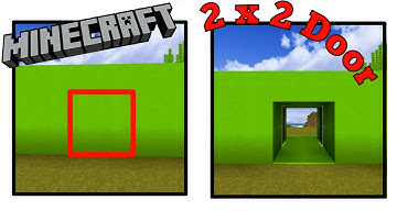 Minecraft - cách làm cửa 2x2 block piston siêu bí mật trong minecraft (#23)