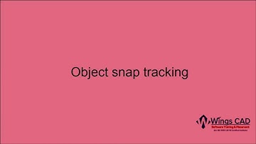 Autocad | Object Snap tracking