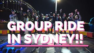 E-Skate GROUP RIDE | Trip to SYDNEY! @ElectricSkateboardBuilder