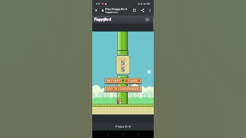 how to play flappy Bird 🕊️ game in Google