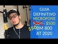 Microfone BM800 vs AT2020 ($50 a $500) Guia Definitivo  Teste/Review/Comparação