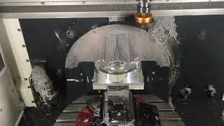 CNC Chip Fan in Action - Fast Cleaning of Jobs