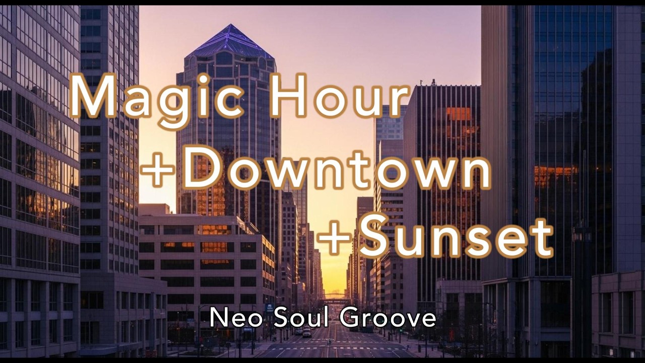 매직아워 도심의 석양 • Magic Hour Neo Soul Minimal Set | StationXX