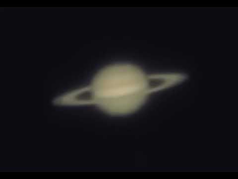 видео: Сатурн 16.08.2023 в 150-мм телескоп-рефлектор.