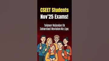 CSEET Nov’25 Students Taiyaar Hojaiye Ek Zabardast Revision Ke Liye 🔥 | MEPL Classes