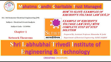 GTU Electrical Circuit Analysis Video Lectures | ECA Chapter 1 Lecture 4