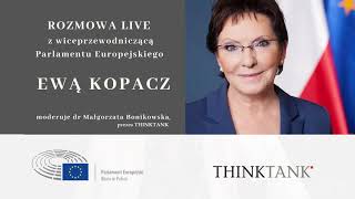 Ewa Kopacz, Wiceprzewodnicząca Parlamentu Europejskiego, o odpowiedzi UE na pandemię